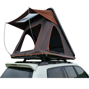 Изготовленные на заказ палатки Водонепроницаемая палатка для кемпинга на крыше, твердая оболочка, 4 человека, ABS, автомобильная треугольная палатка на крыше