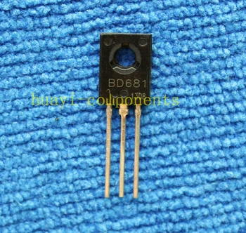1ШТ BD681 TO-126 BD681A TO126 Транзистор NPN 80V 4A новый оригинальный