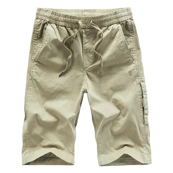 Elmsk Tiktok те же мужские летние хлопчатобумажные шорты в стиле ретро тяжелой промышленности с откидным карманом на молнии, повседневные брюки