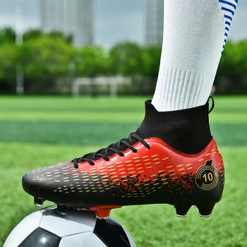 Качественные футбольные бутсы и бутсы Оптом C.Ronaldo Прочная Легкая Удобная Футбольная обувь Уличные Кроссовки с шипами для мини-футбола