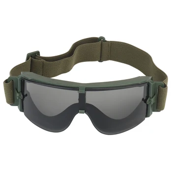 Тактические очки для страйкбола и пейнтбола, велосипедные очки на открытом воздухе, Ветрозащитные Противотуманные защитные очки CS Wargame, подходящие для тактического шлема