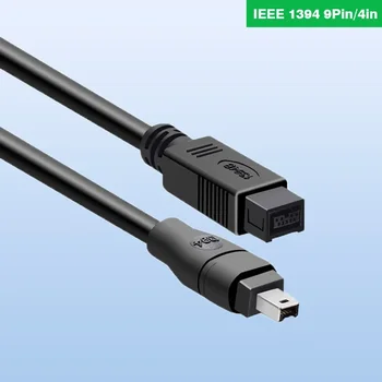 Кабель IEEE1394 От 800 до 400 Firewire, Кабель Для Передачи Данных от 4P /от 6P до 9P, Подключение Промышленной камеры Кабели IEEE1394 Для Высокоскоростной Передачи данных