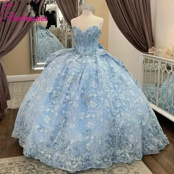 Бальное Платье Quinceanera Платья для Женщин 2024 Милая Тюлевая Аппликация Sweet 16 Dress Vestidos De 15 Años Quinceañeras
