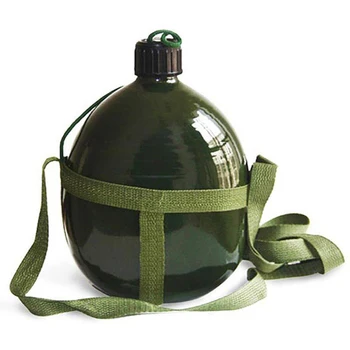 Алюминиевый чайник Military Type 87, удобная бутылка для воды для выживания большой емкости, чайник для столовой для кемпинга на открытом воздухе