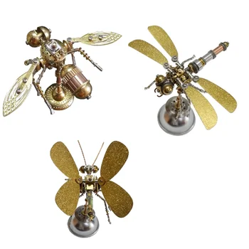 Набор моделей механических насекомых 