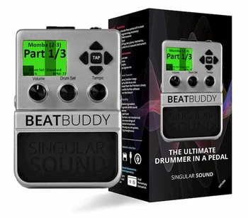 Сингулярный звук BeatBuddy первая гитарно педальная драммашина для записей настоящих барабанщиков с 200 песнями в 21 жанре