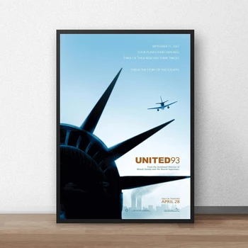 United 93 Классический постер фильма Печать на холсте Украшение дома Настенная живопись (без рамки)