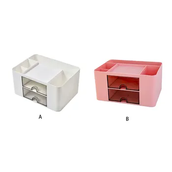 Стильная коробка для хранения канцелярских принадлежностей - многофункциональный органайзер для легкого доступа, пластиковый ящик для хранения, органайзер