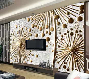 бейбеханг Пользовательские обои абстрактный рельеф радио фон гостиная спальня диван фон стены 3d обои papel de parede