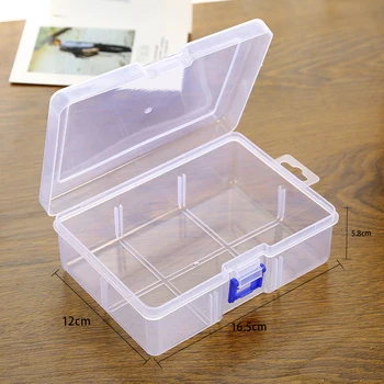 1шт Прозрачная Пластиковая коробка для хранения косметики большой емкости, держатель, кейс, контейнер-органайзер для дисплея, небольшой аксессуар