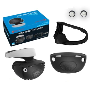 Для Шлема PS VR2 Полностью Обернутый Силиконовый Защитный чехол, Устойчивый К царапинам И Поту, Для Очков PSVR2 Защитный Резиновый рукав
