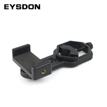 Пластиковый адаптер для фотосъемки смартфона EYSDON, совместимый с бинокулярным монокуляром, зрительной трубой и микроскопом
