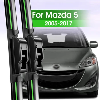 щетки стеклоочистителя переднего стекла 2шт для Mazda Mazda 5 2005-2017 2006 2007 2008 2009 2010 2011 2012 Аксессуары для окон на ветровом стекле
