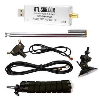 Для RTL-SDR Blog V3 R820T2 TCXO Приемник + Антенна Полный Комплект Запчастей Biast SMA Программно-определяемое Радио 500 кГц-1766 МГц До 3,2 МГц
