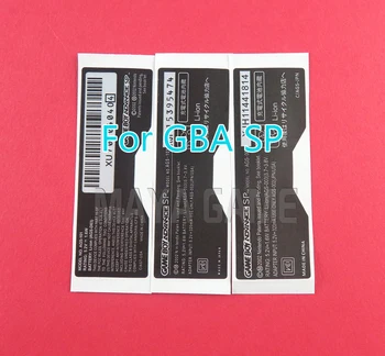 5шт Для консоли GameBoy GBA SP Задняя Бирка Для Nintendo Game boy SP Label Наклейка AGS-101