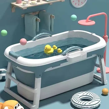 Детская ванна у бассейна, Складная Портативная Ванна для новорожденных, Спа-ванна, Пластиковые Аксессуары Для ванны Banheiras Desdobraveis на открытом воздухе