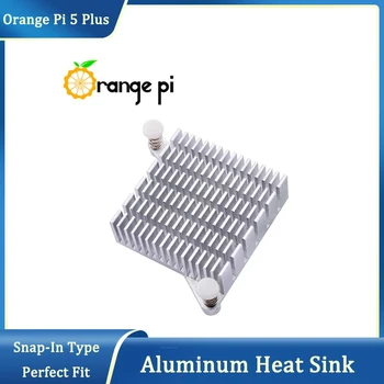 Алюминиевый Радиатор Orange Pi 5 Plus С Защелкивающейся Накладкой Для Отвода Тепла Пассивный Ребристый Радиатор Охлаждения Orange Pi 5 Plus