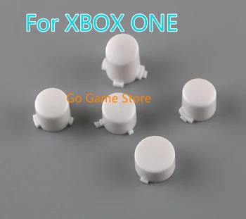 Для контроллера Xbox One xboxone Белый черный Пластик ABXY + Направляющие Кнопки Заменяют Ключ Оболочки Беспроводного Контроллера