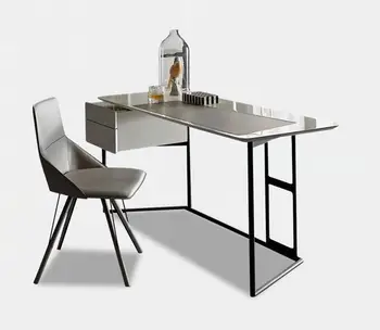 Итальянская минималистская мебель для кабинета, письменный стол, дом для каллиграфии, современный минималистский письменный стол