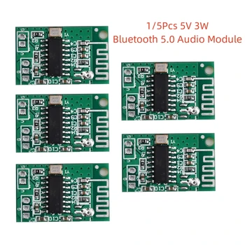 1/5шт 5V 3W Bluetooth 5.0 Модуль Аудиоприемника Моно Цифровой Аудио Усилитель Мощности Плата Усилителя Модуль Bluetooth Приемная Плата
