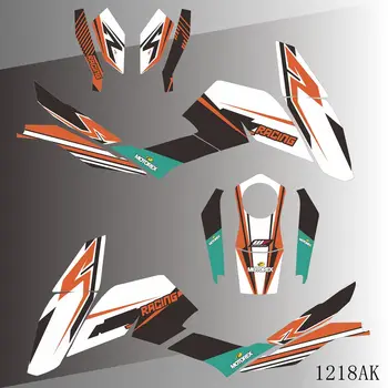 Полная Графика Наклейки Наклейки Мотоцикл Фон Для KTM DUKE 125 200 390 2013 2014 2015 2016
