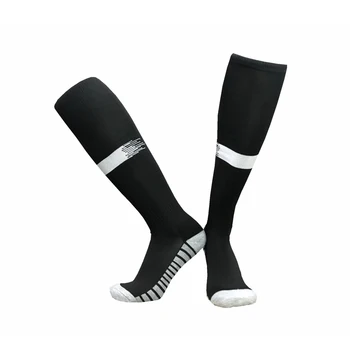 1 пара футбольных носков, нескользящие гольфы выше колена с длинной трубкой, полосатые футбольные носки, компрессионные чулки, спорт на открытом воздухе, тренажерный зал