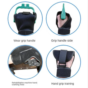 Дышащие вспомогательные фиксированные перчатки BAMDA для реабилитации, тренировки силы захвата рук, перчатки для снаряжения для кулачного захвата пожилых людей
