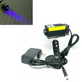Модуль синей лазерной гравировки с высокой мощностью фокусировки 450 нм 1 Вт/1,6 Вт/2,5 Вт/4 Вт с адаптером 12V и держателем локатора