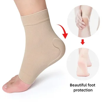 Защитный чехол для пятки для женщин, предотвращающий трещины на пятке, чехол для спортивных носков SEBS, защищающий ваши ноги, излучающий ваше счастье