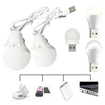 USB Портативная светодиодная лампа Светодиодная лампа 5 В 3 Вт Книжные фонари Энергосберегающая аварийная лампа для кемпинга на открытом воздухе Лампа для чтения в помещении