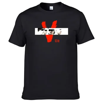Футболка Rock Band U2 Унисекс, 100% хлопок, мужская и женская футболка, топ продаж, футболка группы N014