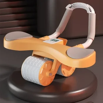 Цифровое колесо для отключения звука, поддерживающее растяжку мышц брюшного пресса, Плоская стойка для живота, 2 тренажера, 1 Роликовые колеса для отжимания.