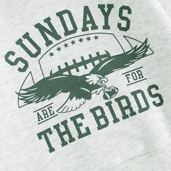 Футбольная одежда для маленьких мальчиков и девочек Sundays Are for the Bird Eagle Толстовки Топ и брюки Комплект из 2 предметов одежды для игрового дня