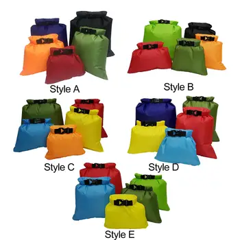 5 шт. сухой мешок, набор водонепроницаемых сумок, легкий для катания на каноэ, рыбалки, рафтинга
