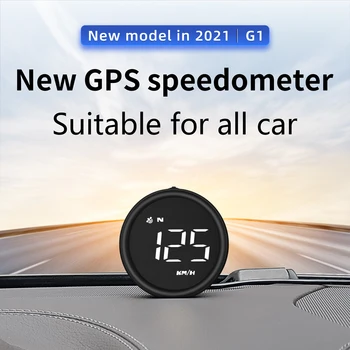 Автомобильный HUD-дисплей Автомобильный цифровой спидометр Информационный проектор Гоночный GPS-измеритель скорости