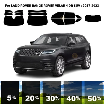 Предварительно Обработанная нанокерамика car UV Window Tint Kit Автомобильная Оконная Пленка Для Внедорожника LAND ROVER RANGE ROVER VELAR 4 DR 2017-2023