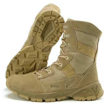 Мужские тактические военные ботинки, защита от столкновений на открытом воздухе, высокие ботинки, высококачественные мужские ботинки, нескользящие Zapatillas Hombre