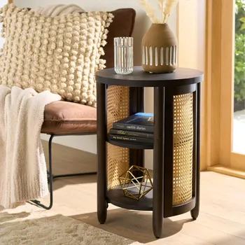Приставной столик для палок Better Homes & Gardens из пружинного дерева, отделка древесным углем
